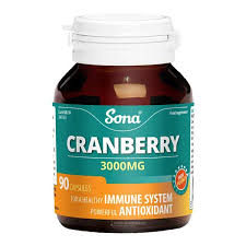 sona cranberry 300mg - 90 tablets