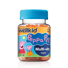wellkid peppa pig multi-vitamins 3-7 years -30 jellies