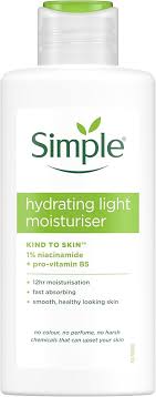 simple hydrating light moisturiser