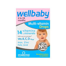 wellbaby multi-vitamin drops 4-24 months - 30ml