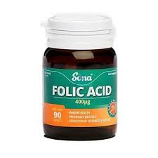 Sona Folic Acid 400µg - 90 tablets