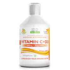 Swedish Nutra vitamin C+D3 - 500ML