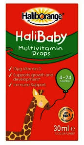haliborange halibaby multivitamin drops 4-24 months - 30ml