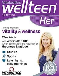 wellteen her 13-19 years - 30 tablets