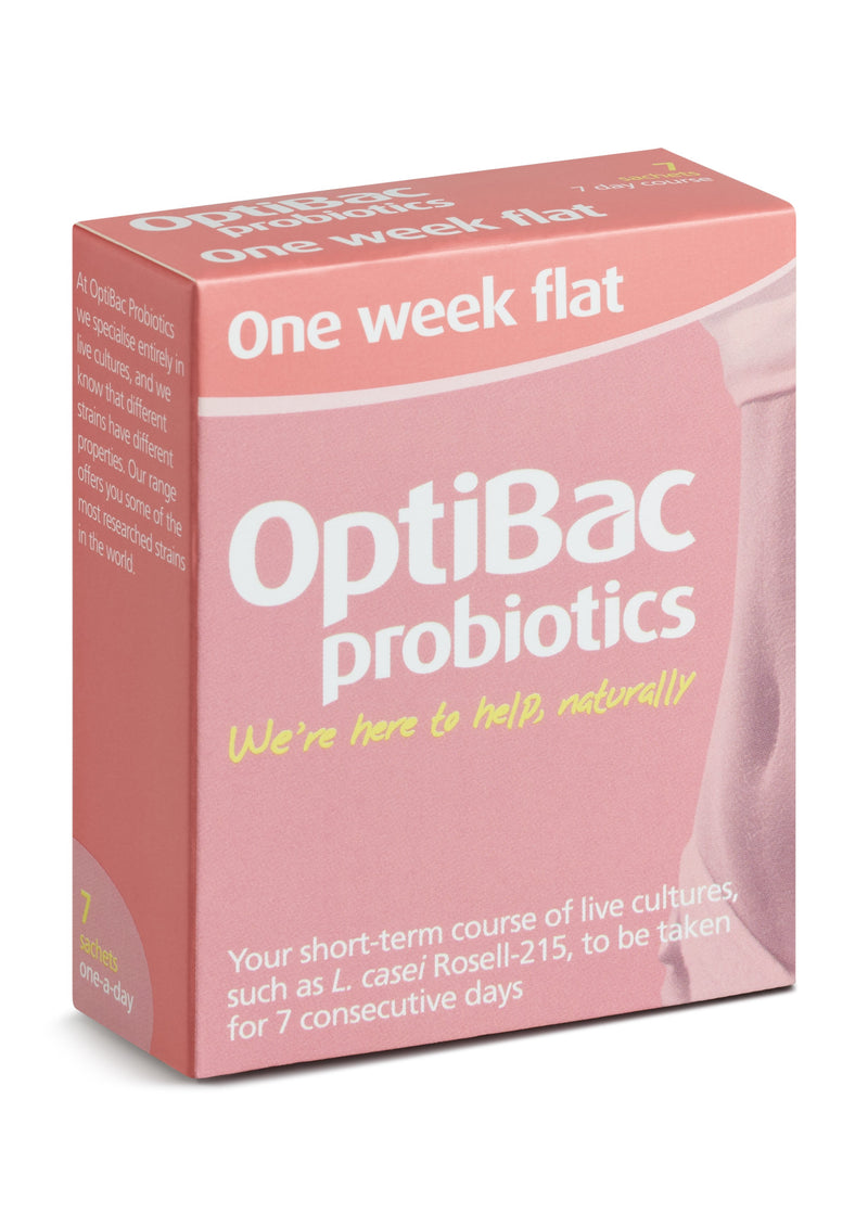 OptiBac Probiotics 'One week flat'