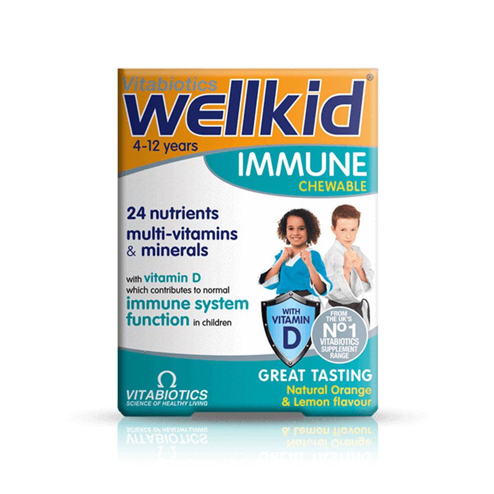 Vitabiotics WellKID Immune Chewable Tab's 30's