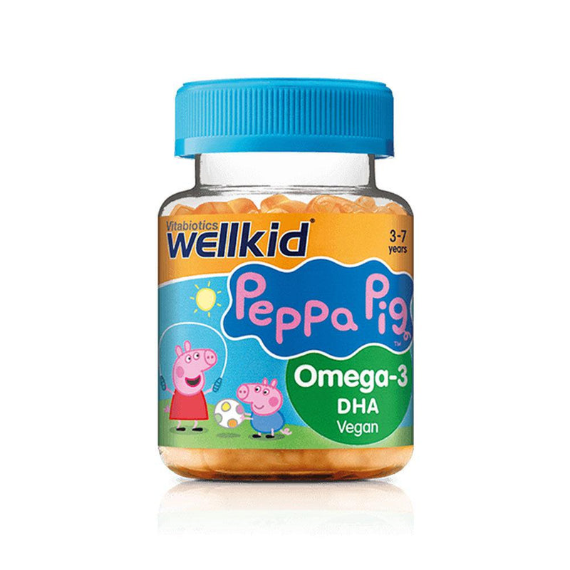 Vitabiotics Wellkid Peppa Pig Omeaga 3 30's Pastilles