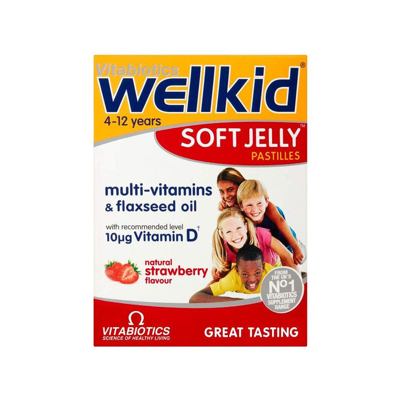 Vitabiotics Wellkid Soft Jelly Strawberry